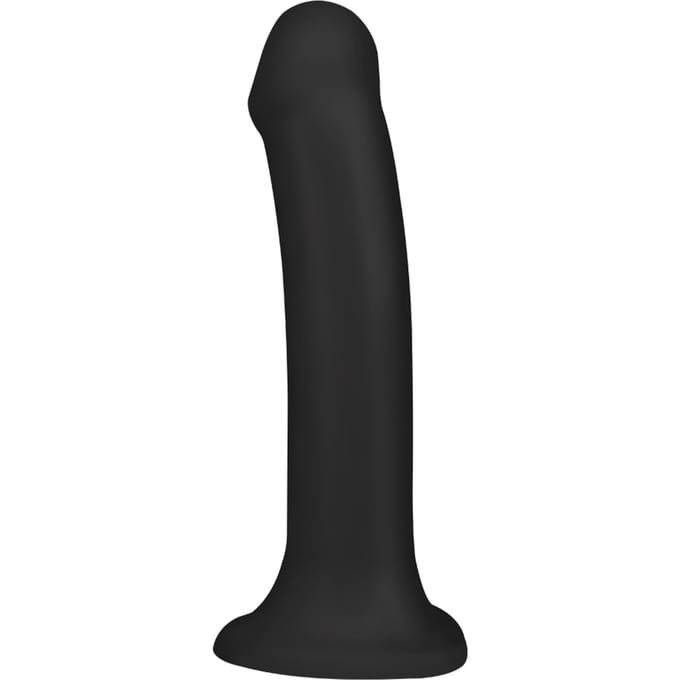 Strap-On-Me - Semi-Realistische Dildo met Zuignap - Zwart - Maat XL