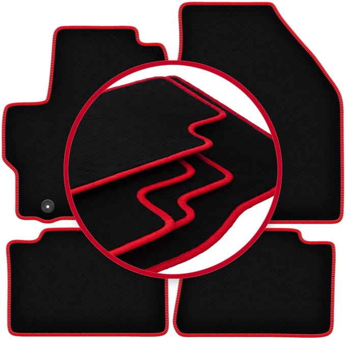 CARLUX-RED automatten voor: Toyota Yaris IV hatchback (2020-)