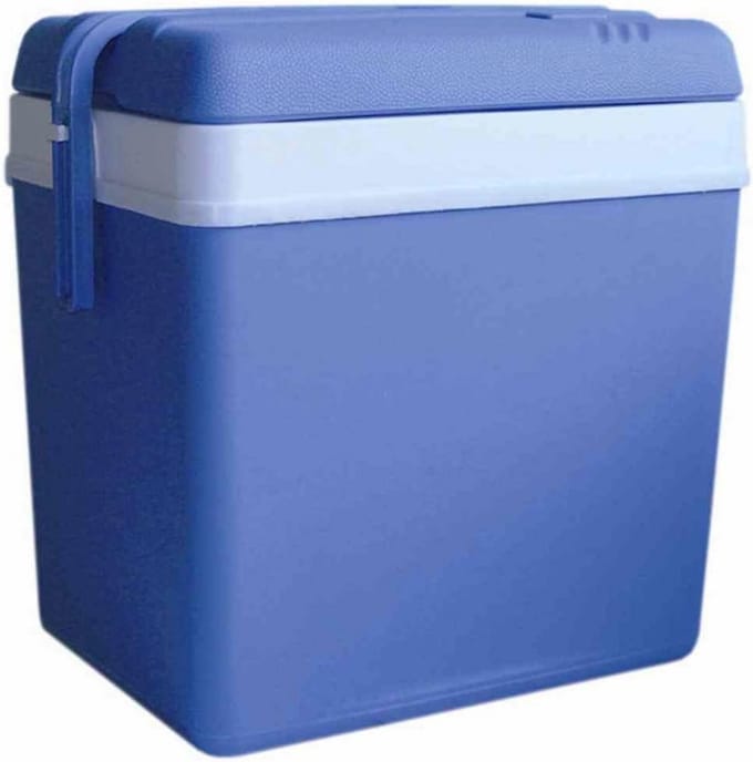 Geïsoleerde koelbox 24 liter - Blauw