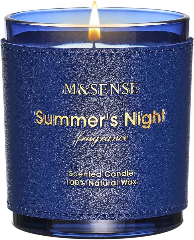 Luxe Geurkaars in Glas met Bergamot & Lavendel Geur - 42 Branduren