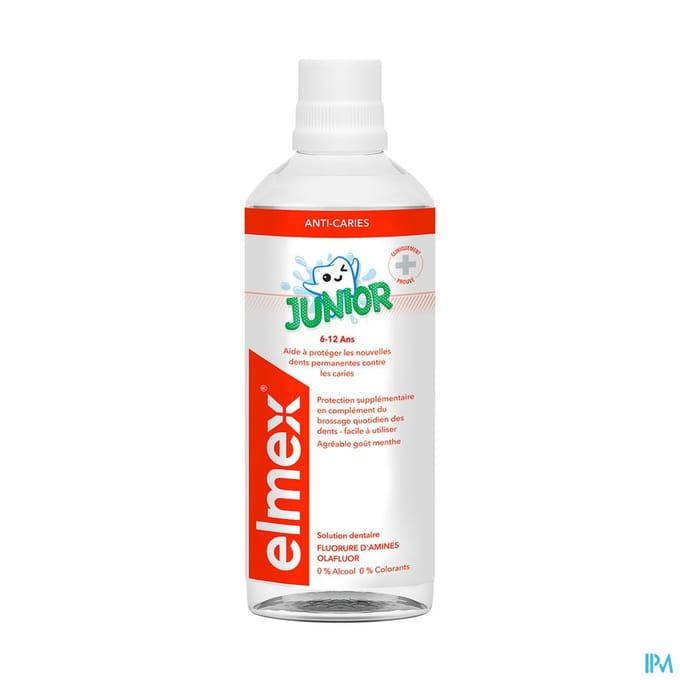 Elmex Junior Tandspoeling met Aminfluoride 6-12 Jaar 400 ml