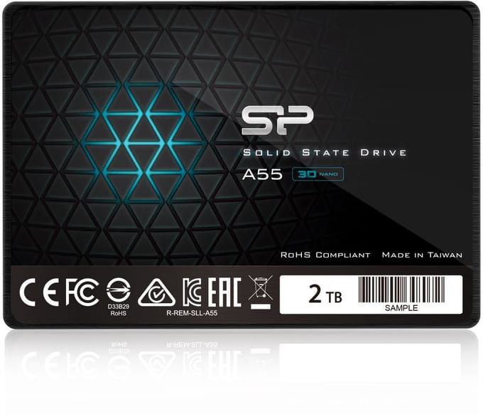 Silicon Power - Ace A55 - 2TB - Interne SSD - 2,5 inch - SATA III - 3D NAND