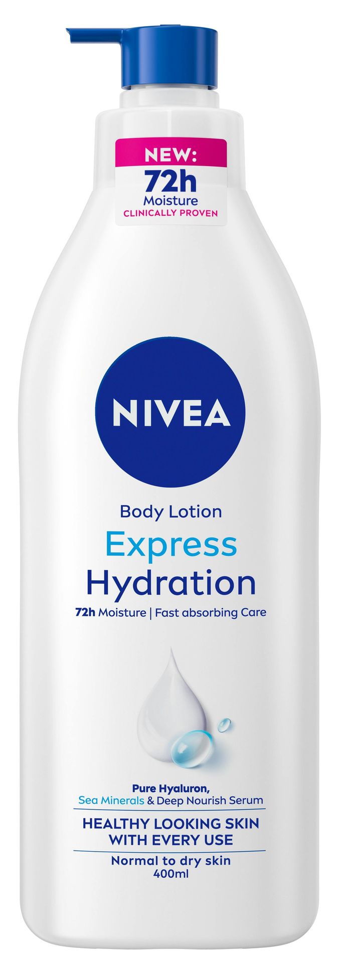 Nivea Express Hydration Body Lotion Pump 400 ml