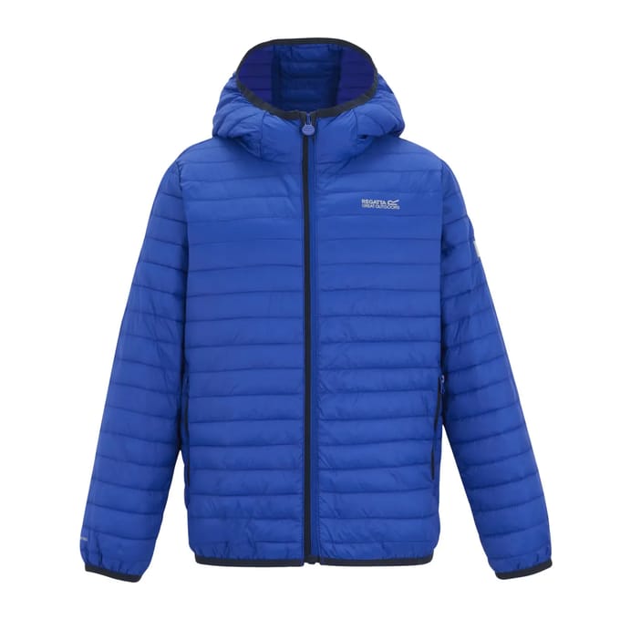 Kinderjas met capuchon en gewatteerde look (Hillpack)