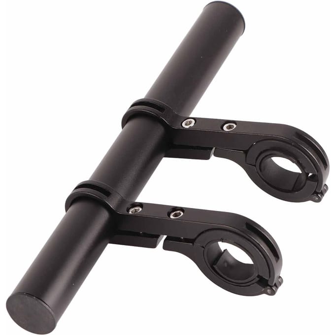 20CM Extendeur de Guidon de Vélo Multifonctionnel en Alliage d'Aluminium Support d'Extension Chronomètre de Vélo gray