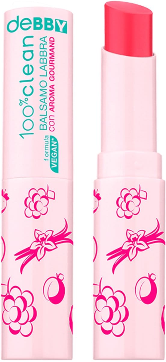 Debby 100% Clean Lip Balm 05, Strawberry