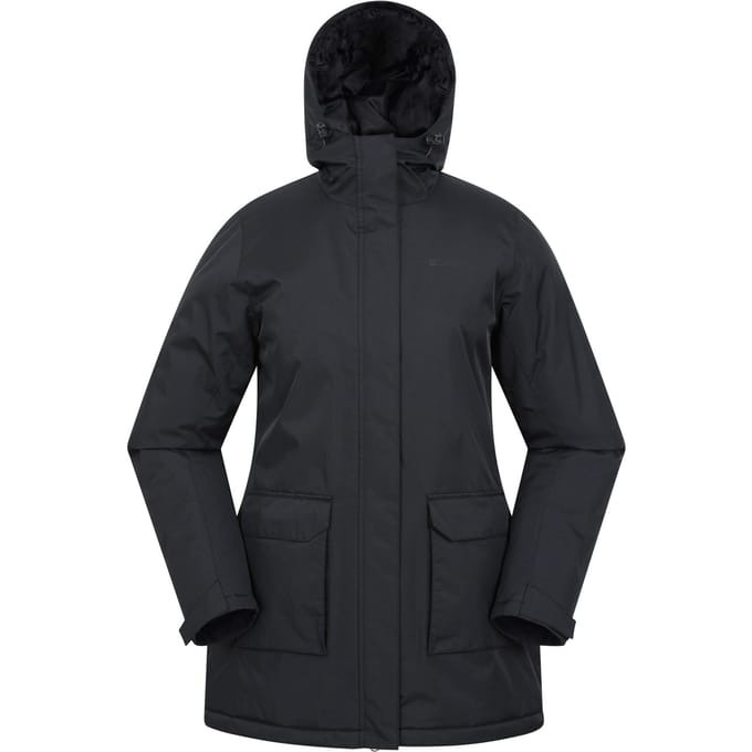 Mountain Warehouse Dames/Dames Ranger Waterafstotende Gewatteerde Parka (Zwart)