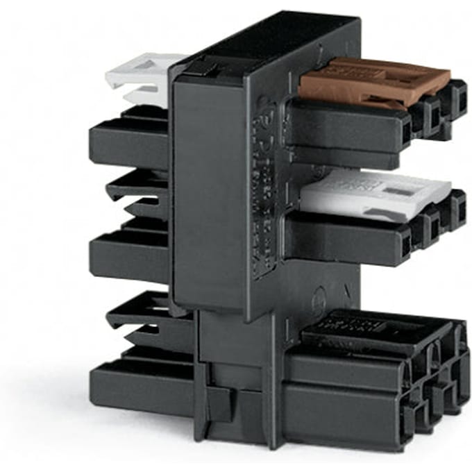 WAGO 770-637 3-Pool Verdeelconnector Schakelaar - 770-637