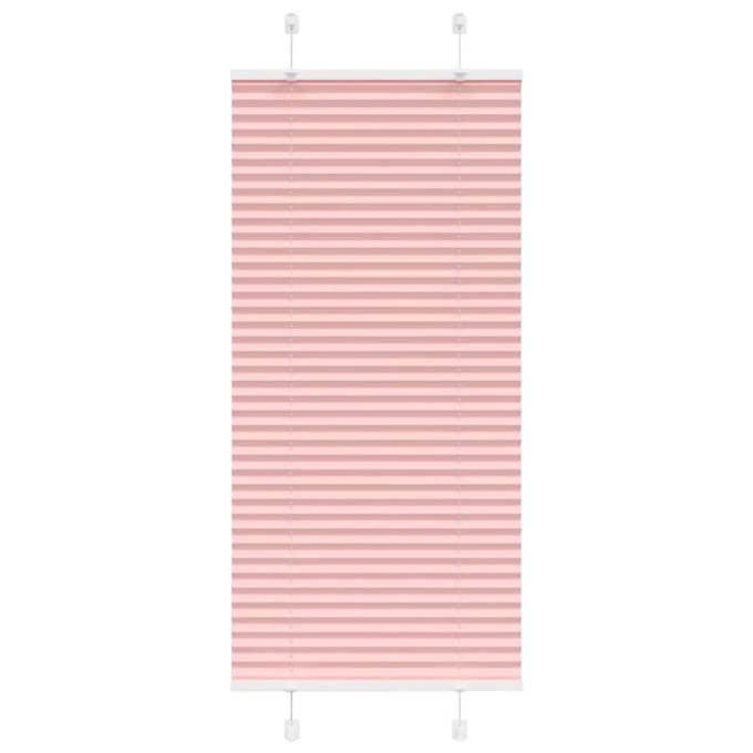 vidaXL - Plissé - rolgordijn - 60x100 - cm - stofbreedte - 59,4 - cm - polyester - roze
