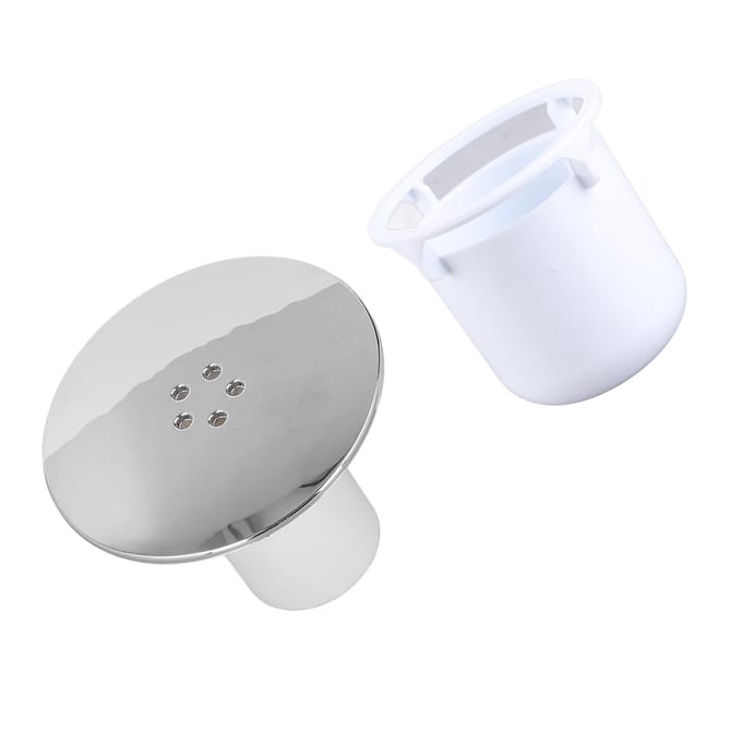 Doucheafvoerdeksel, afvoergoot, afvoerplug, vervanging van het deksel, chroombehandeling, snelle doorstroming gray