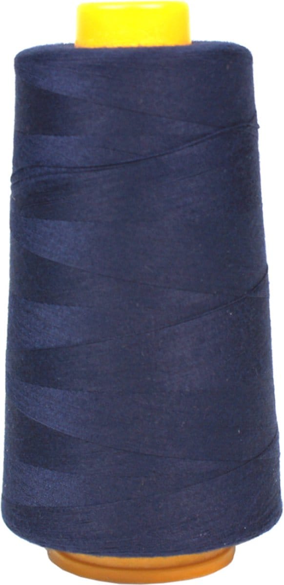 Lockgaren 100 polyester 2740 meter Kleur 210 Donkerblauw