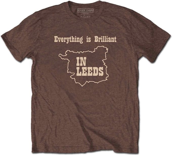 Kaiser Chiefs - Everything Is Brilliant Heren T-shirt - S - Bruin