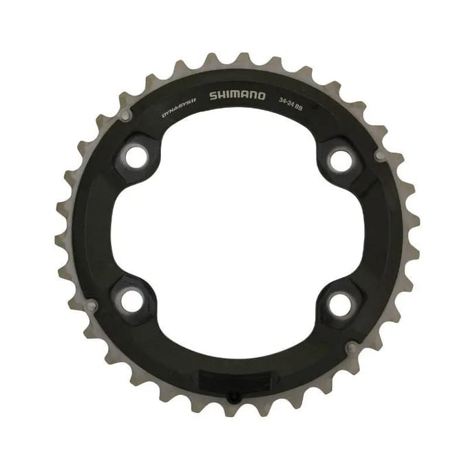 Dubbel extern MTB kettingblad origine Shimano 4BRA XT M8000 11V.