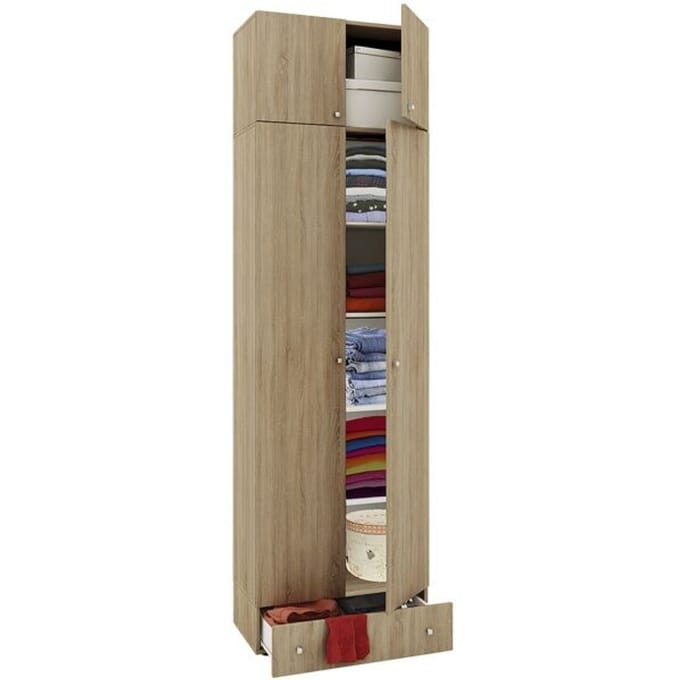 Houten kledingkast Multifunctionele kledingkast Halkast Multifunctionele kledingkast Vandol