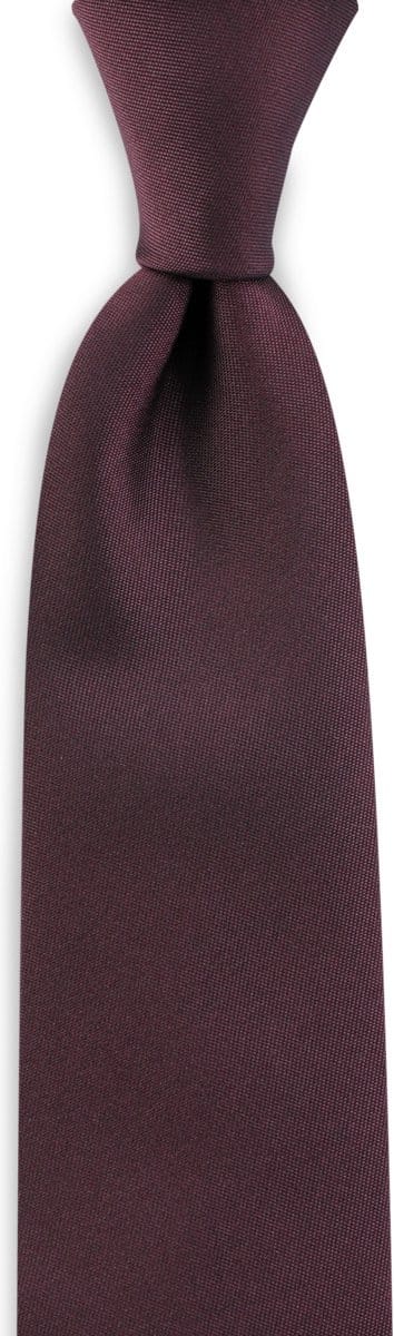 JB Collection - Stropdassen - stropdas aubergine smal - aubergine