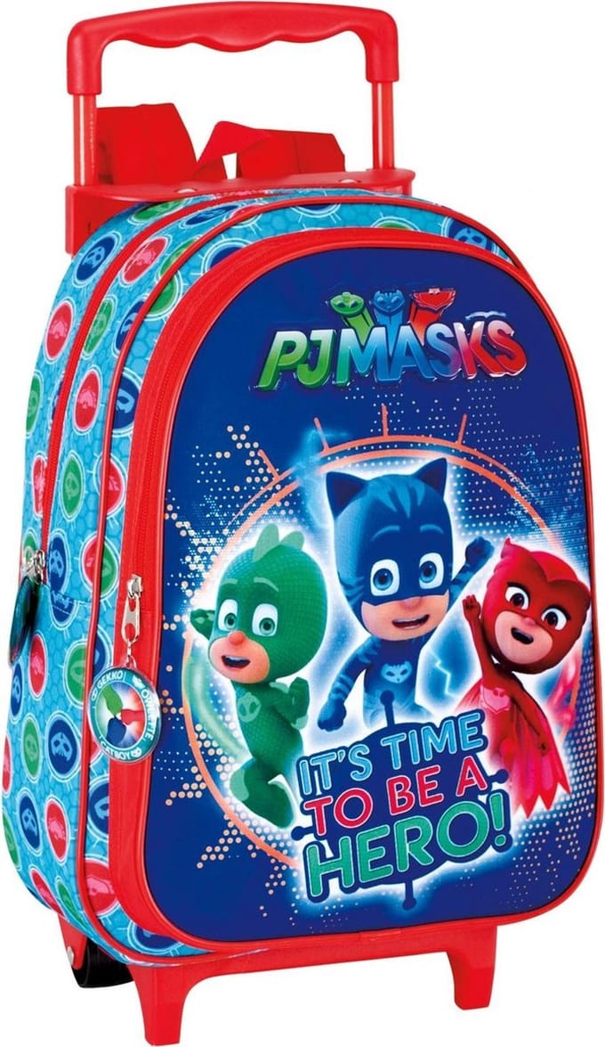 PJ Masks Trolley 37cm met extra voorvak - Top kwaliteit.