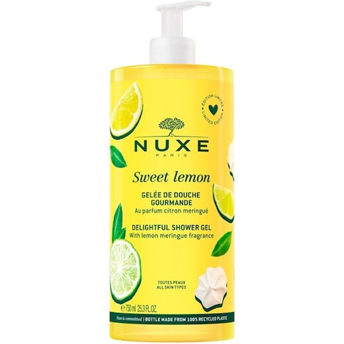 Nuxe Sweet Lemon, Cleansing, Shower Gel, For All Skin Types, 750 ml