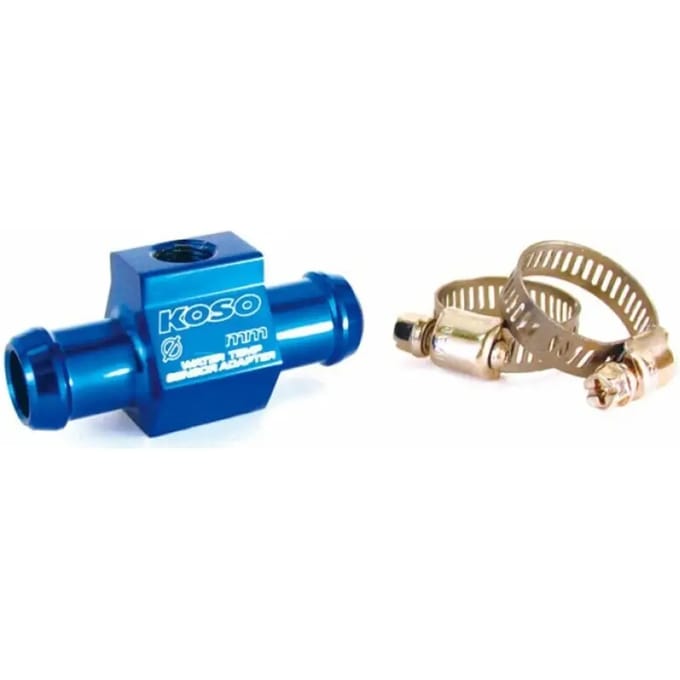 Temperatuursensor adapter Koso (tussen de waterslang) 16mm