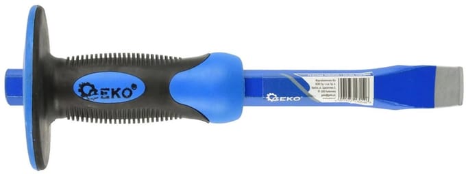 GEKO Steenbeitel - Ergonomisch - CrV Staal - 250mm - Handbescherming