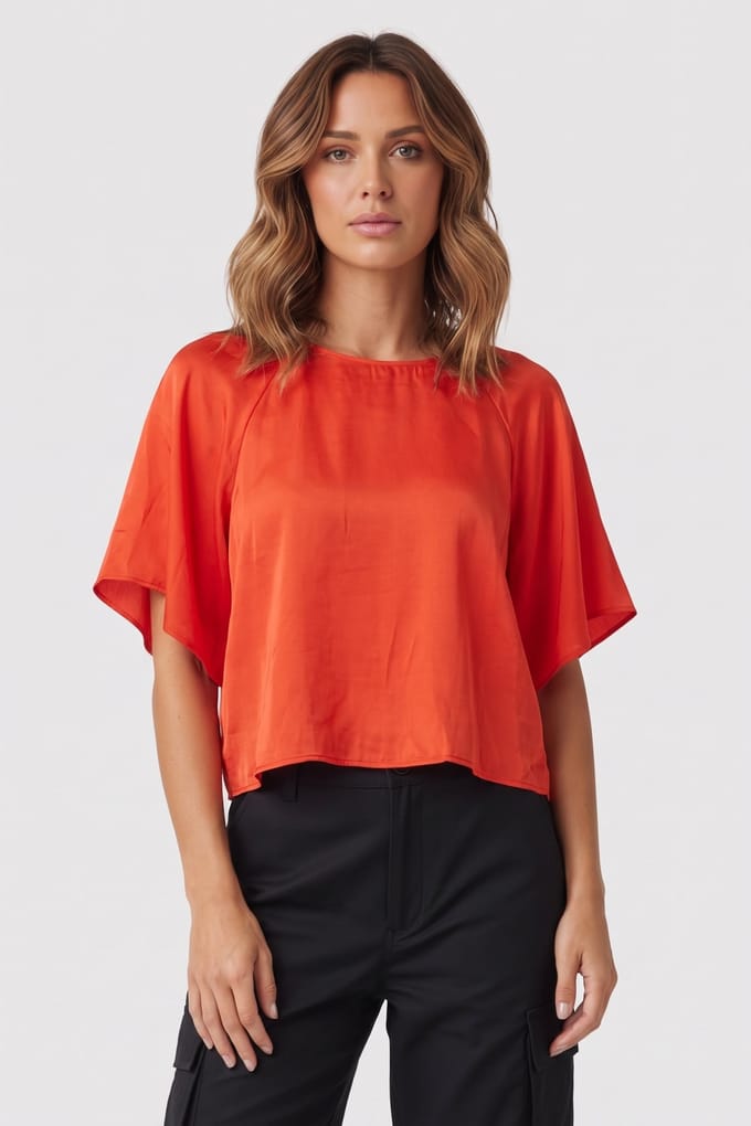 ARKET Isa Top Orange Taglia: 32 | Magliette intime Outlet | Donna | Arancione