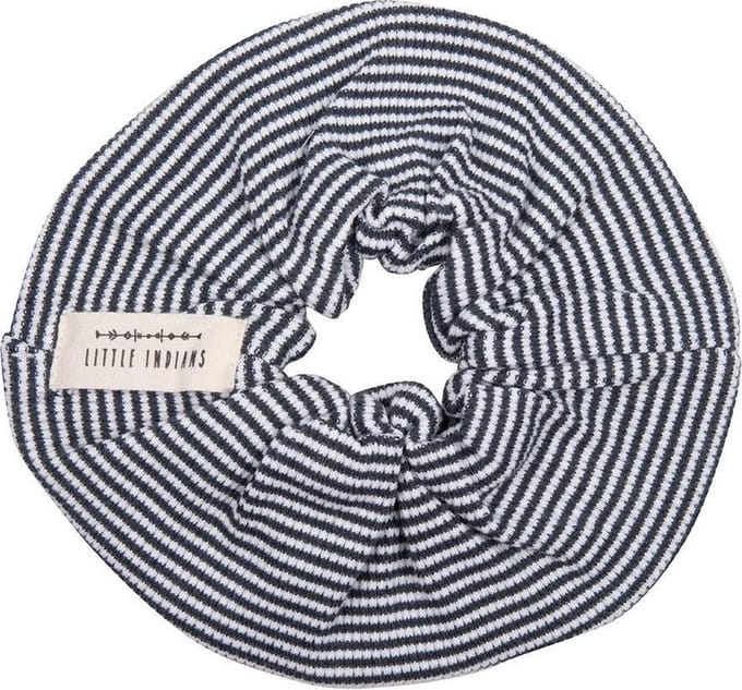 Little Indians Scrunchie Meisjes 8,5 Cm Katoen Wit/blauw