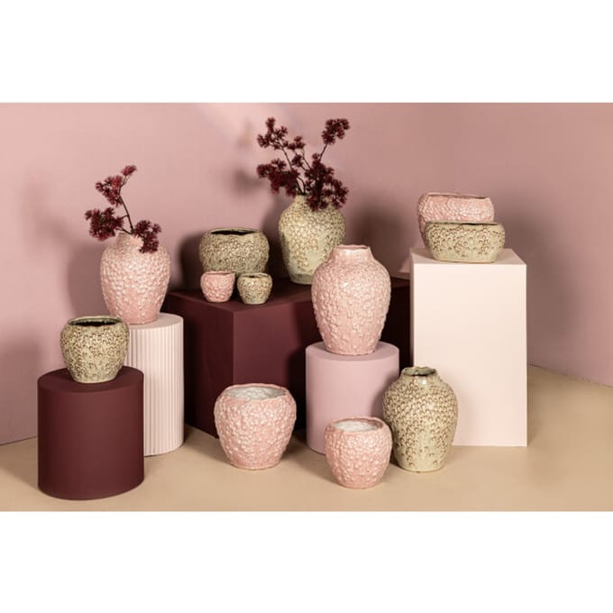 PTMD - Pot Avis - Beige - 28x18x20.5cm