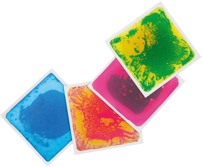 Lupilu Sensorische Tegels - Interactieve vloertegels - 4 tegels 30x30cm