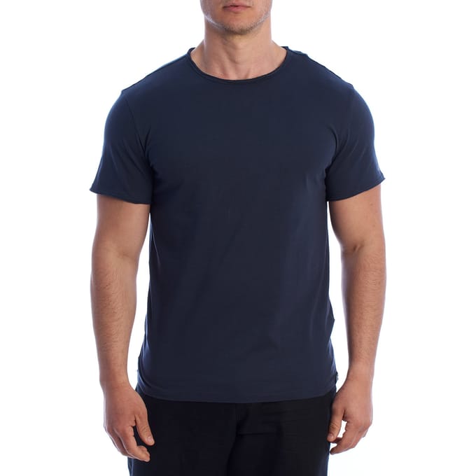 Heren Basis Katoenen T-shirt met Korte Mouwen HS24MTS03
