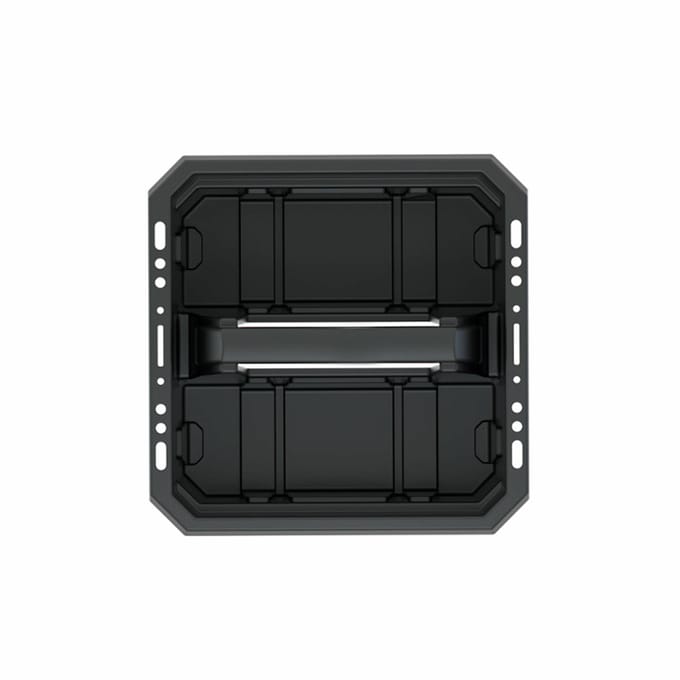AWTOOLS - Heavy Gereedschapskoffer - Versterkte Polymeerconstructie - Uitneembare Tafel - Transparante Organizers