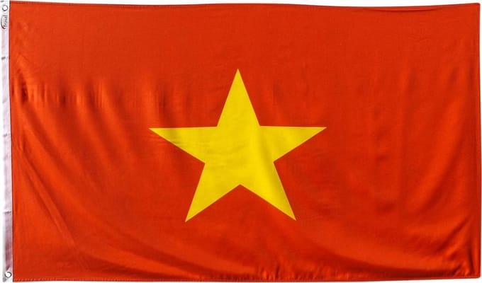 Trasal - vlag Vietnam - vietnamese vlag 150x90cm