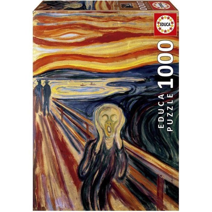 Puzzel Educa 20308 The Scream, Edvard Munch 1000 Onderdelen