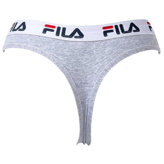 Fila - Woman String Elastic Band - Dames Ondergoed - XS - Grijs