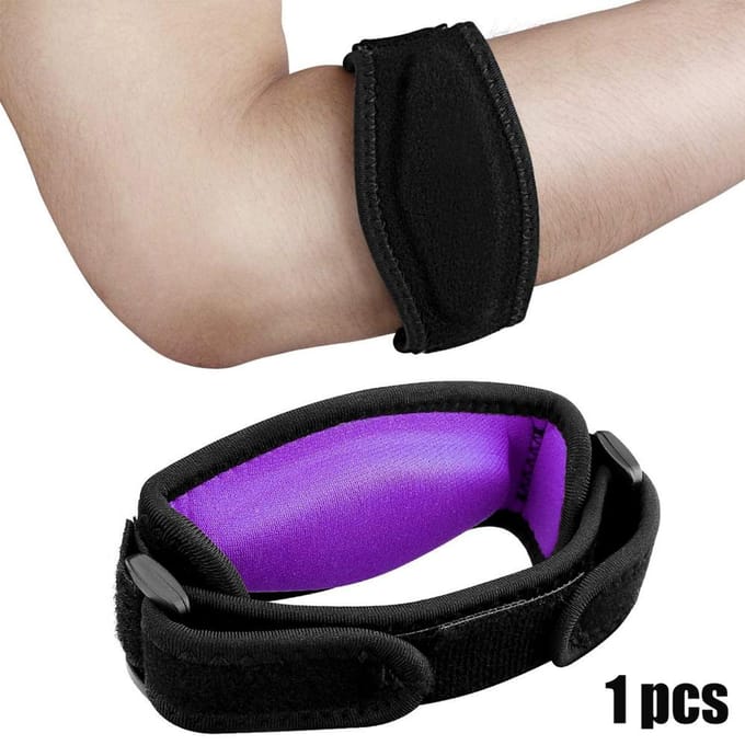 1 pièce de coudière de tennis Meilleures sangles de coude pour tennis et golfeurs avec coussinets de compression