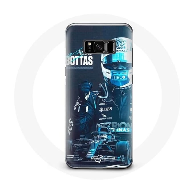 Case voor Samsung Galaxy S8 plus Formule 1 Valtteri Bottas F1 Driver Zwart