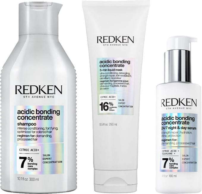 Redken ABC Shampoo 300ml + Mask 250ml + 24/7 Night & Day Serum 100ml