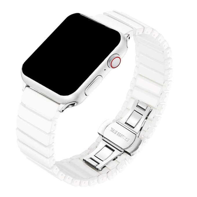 2+1 | Apple Watch Bandje Lumora - Keramisch - Wit