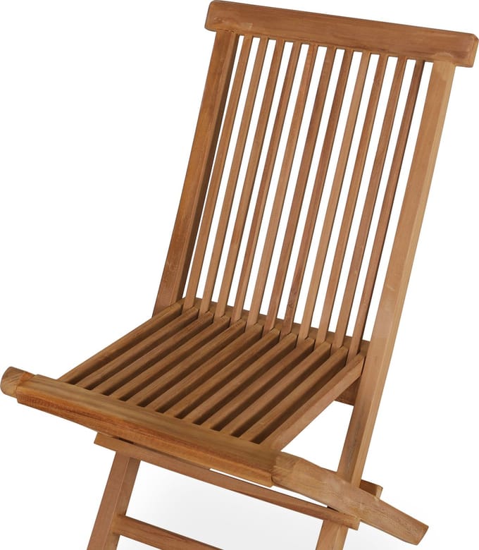 Ibiza vouwstoel teak - tuinstoel - opklapbaar - buitenstoel