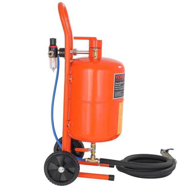 Sableuse 5 gallons 60-110 PSI Haute Pression avec 4 Buses