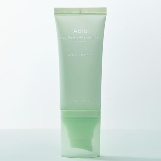 [Abib] Crème Solaire Douce Heartleaf Tube Relief SPF 50+ PA++++ 50ml beige
