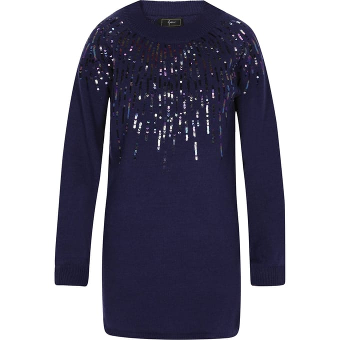 Faina Jurk Dames marine