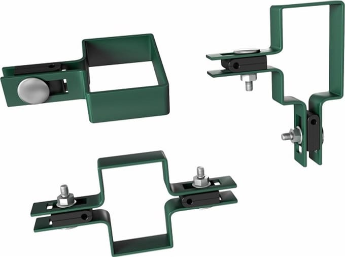 Supico Serie - Montageklem - Groen - 60x40 mm - Tussenvorm