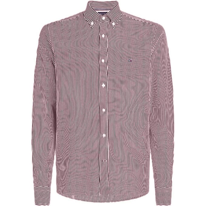 Tommy Hilfiger Tommy knit stripe shirt rouge