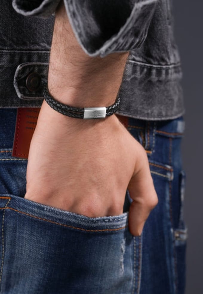 Parallel Armband van Police voor Mannen