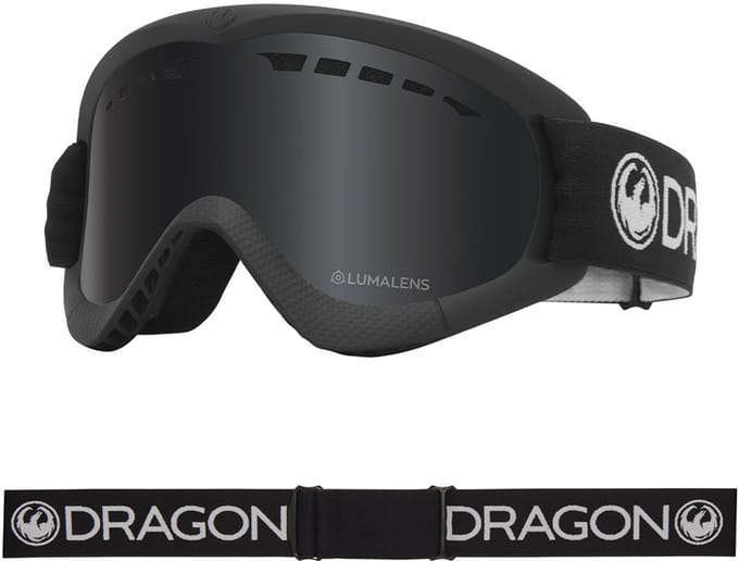 Dragon Alliance DXS Jeugd Skibril - Black/Dark Smoke