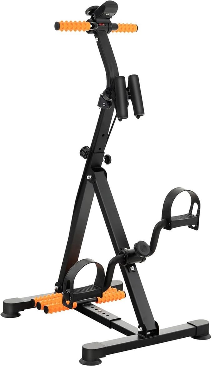Pedaaltrainer voor Senioren met LCD-Display - Arm- en Beentrainer