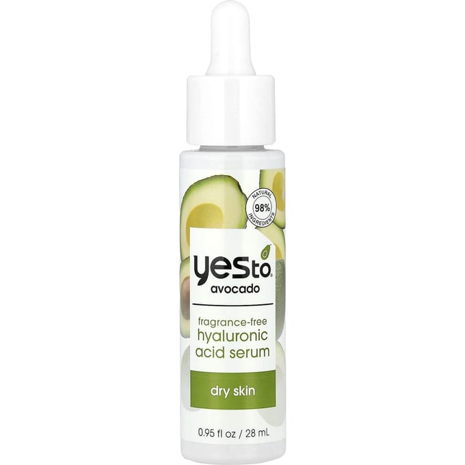 Sérum à l'Acide Hyaluronique Sans Parfum, Peau Sèche, Avocat, 28 ml (0.95 Fl Oz) beige