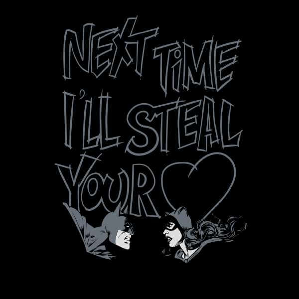 Batman Steal Your Heart Sweatshirt - Black - L