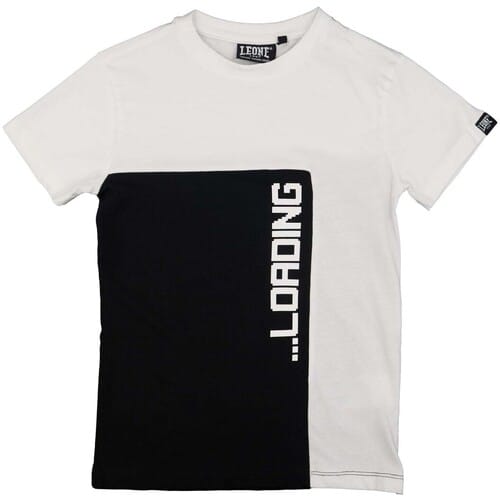 T-shirt Korte Mouw Leone 1947 Boy Short Sleeves B W