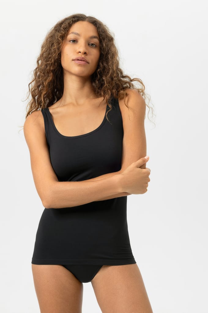 mey Damen Top Met Schouderbandjes Serie Superfine Organic