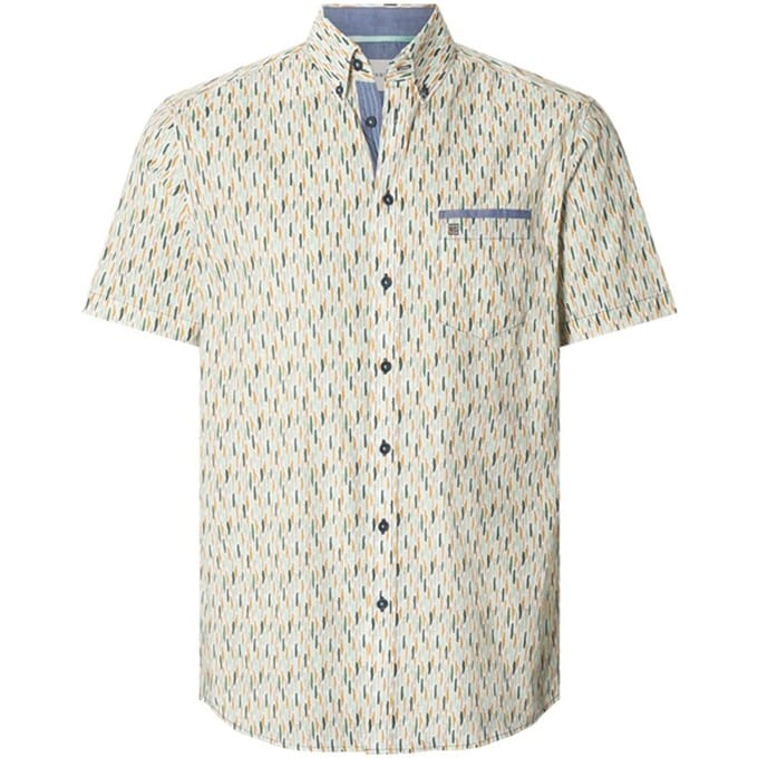 Babista herren Overhemd Met Korte Mouwen - 45/46 - wit - Plus Size